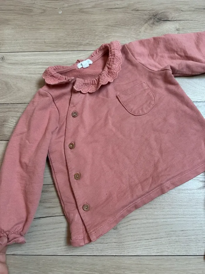 Ensemble robe salopette + blouse + gilet - photo numéro 5