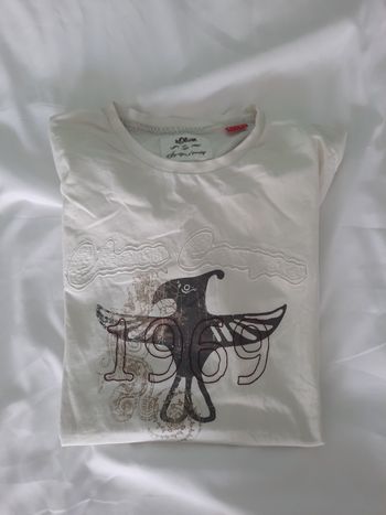 Tee-shirt homme s.Oliver blanc - Taille L - Très bon état