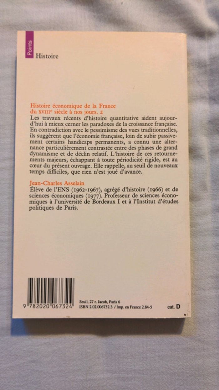 Histoire économique de la France du 18e siècle à nos jours - photo numéro 2