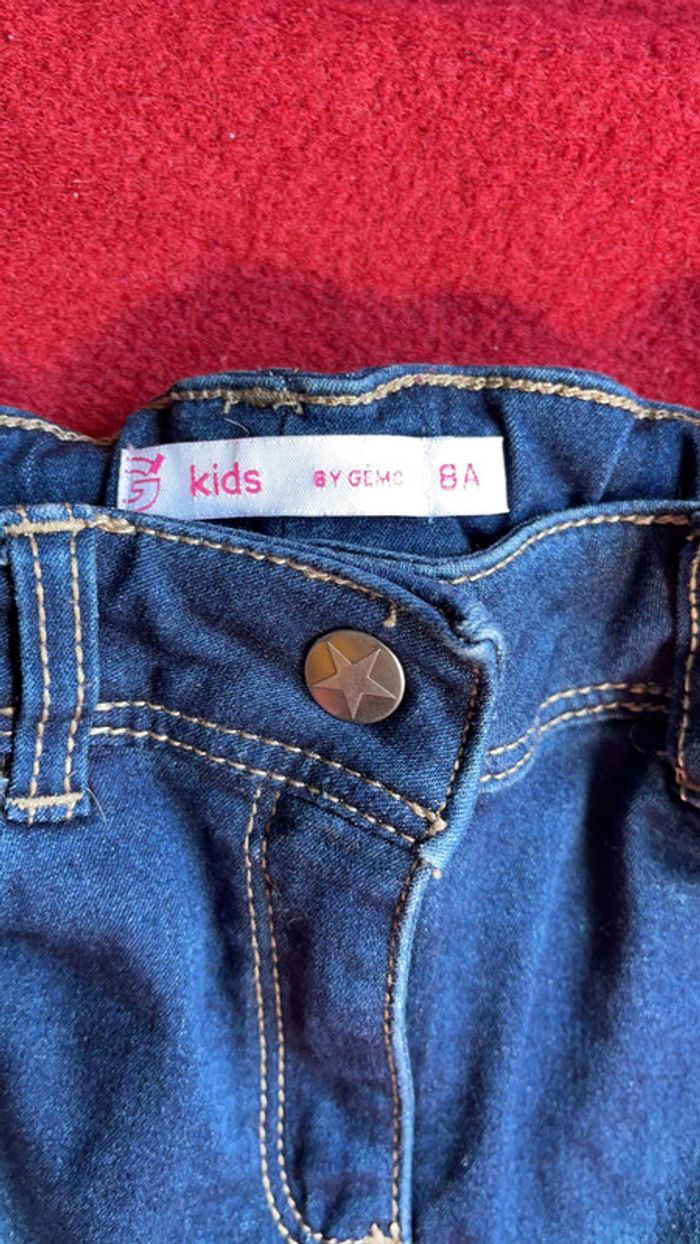 Jupe en jeans fille taille 8 ans - photo numéro 2