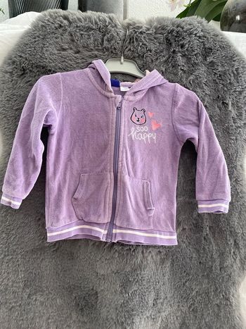 pull a capuche et sweatshirt Lupilu violet taille 12-18 mois / 80 cm