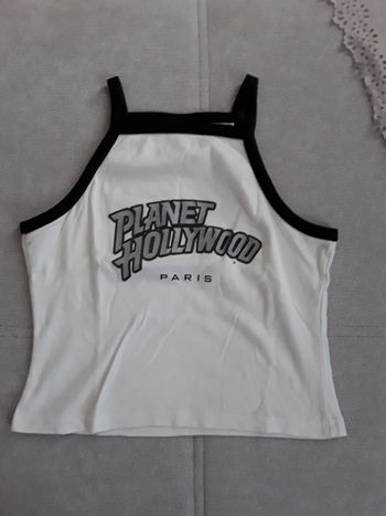 débardeur "planet hollywood" taille 38