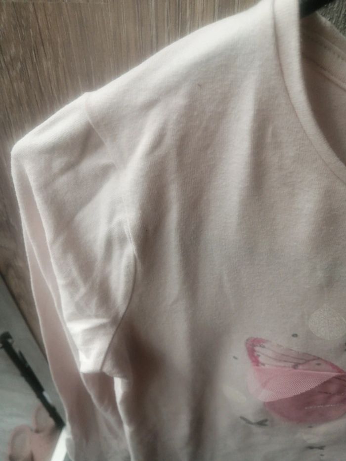 Tee shirt manche longue papillons 12A - photo numéro 4