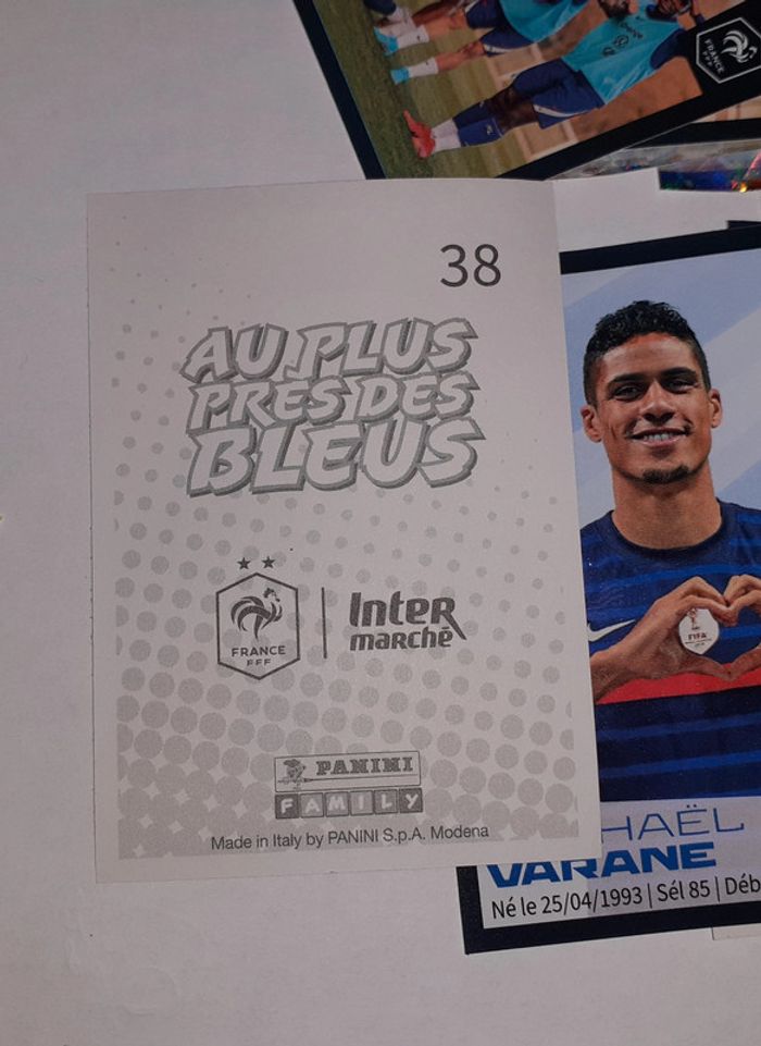 lot 3 vignettes stickers football france - photo numéro 2