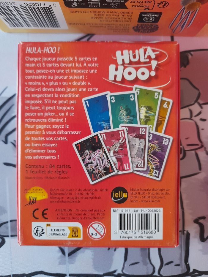 Lot de 4 jeux de société that's not a hat hula hoo Il était une forêt olympikos - photo numéro 9