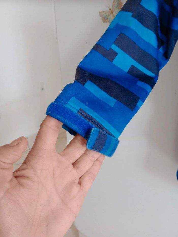 Veste d extérieur enfant 6 ans bleu c80 - photo numéro 5