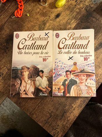 lot 2 livres de Barbara Cartland