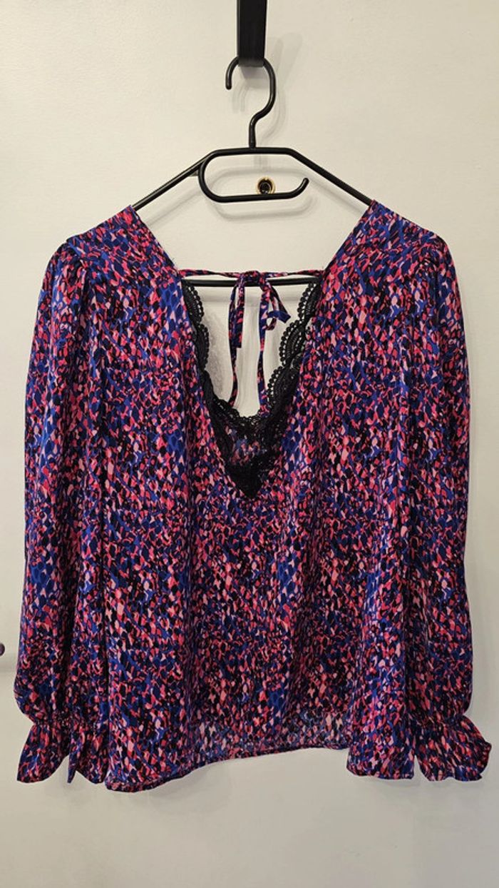 Blouse multicolore Shein 1XL neuve - photo numéro 2