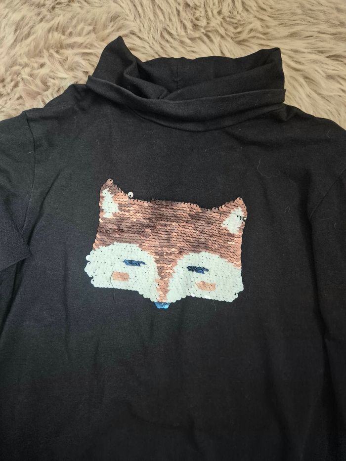 Pull col roulée à sequins réversible * Vertbaudet * - photo numéro 4