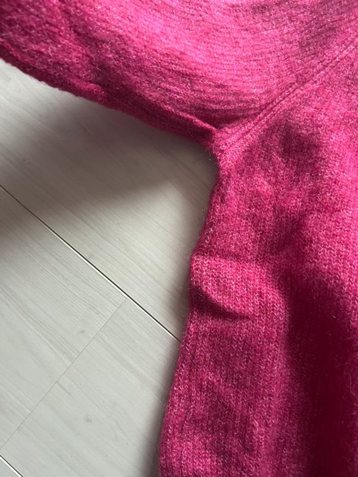 Maille Sézane Trudy fuchsia T. S - photo numéro 5