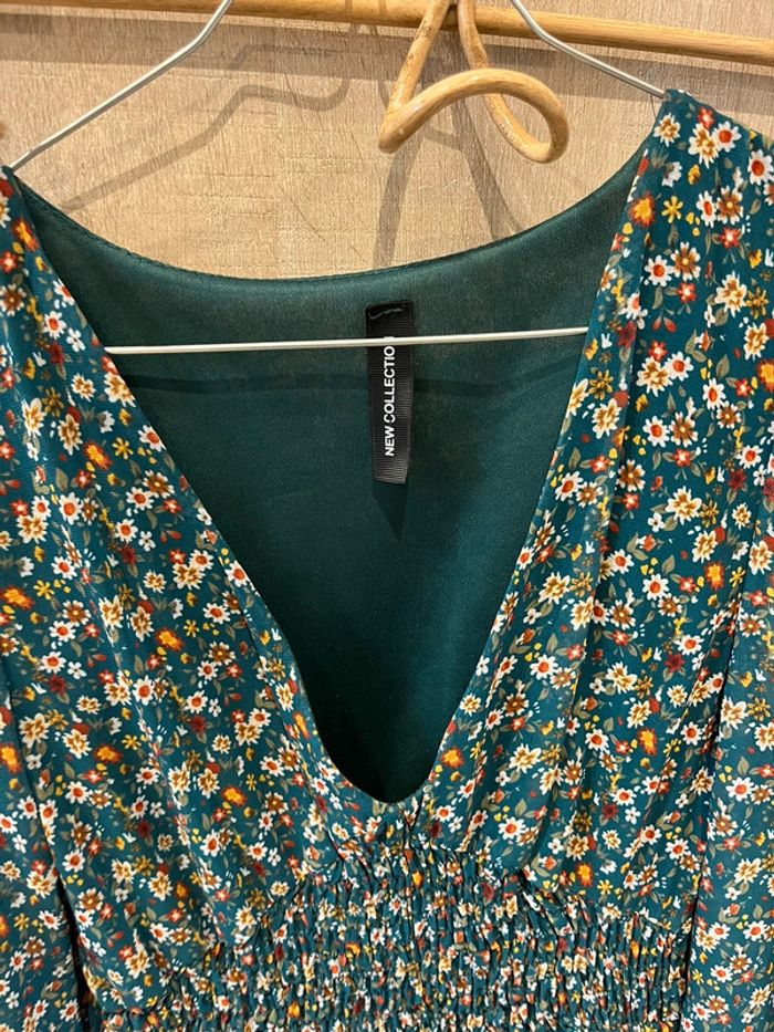 Robe verte fleuries - photo numéro 3
