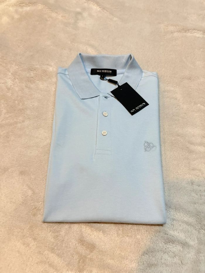 Roy Robson - Polo Bleu Ciel, taille S