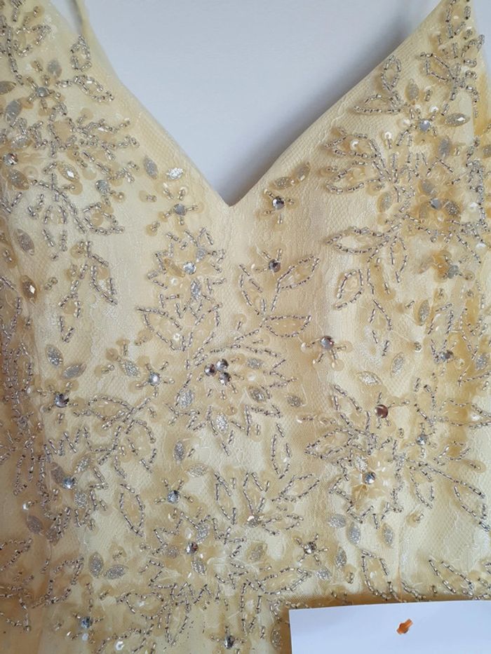 Robe de Cocktail Princesse Jaune - photo numéro 3