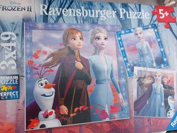 Puzzle reine des neiges 🏰