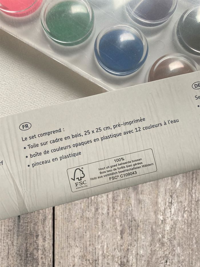 Toile à peindre licorne Expertiz neuve – activité créative enfant / kit peinture sur châssis - photo numéro 3