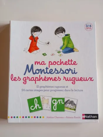 Ma pochette Montessori des graphèmes rugueux
