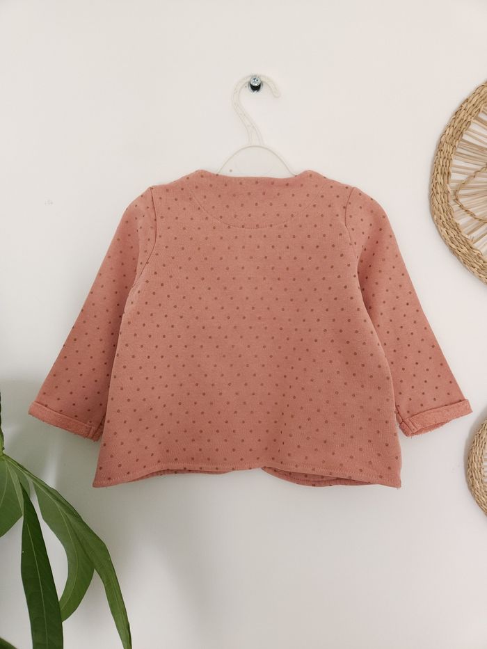 Gilet rose à pois dorés Tape à l'œil 23 Mois - photo numéro 5