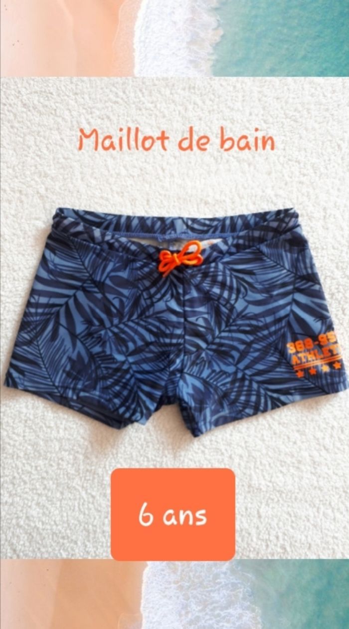💦 Joli maillot de bain bleu (6 ans) 💦
