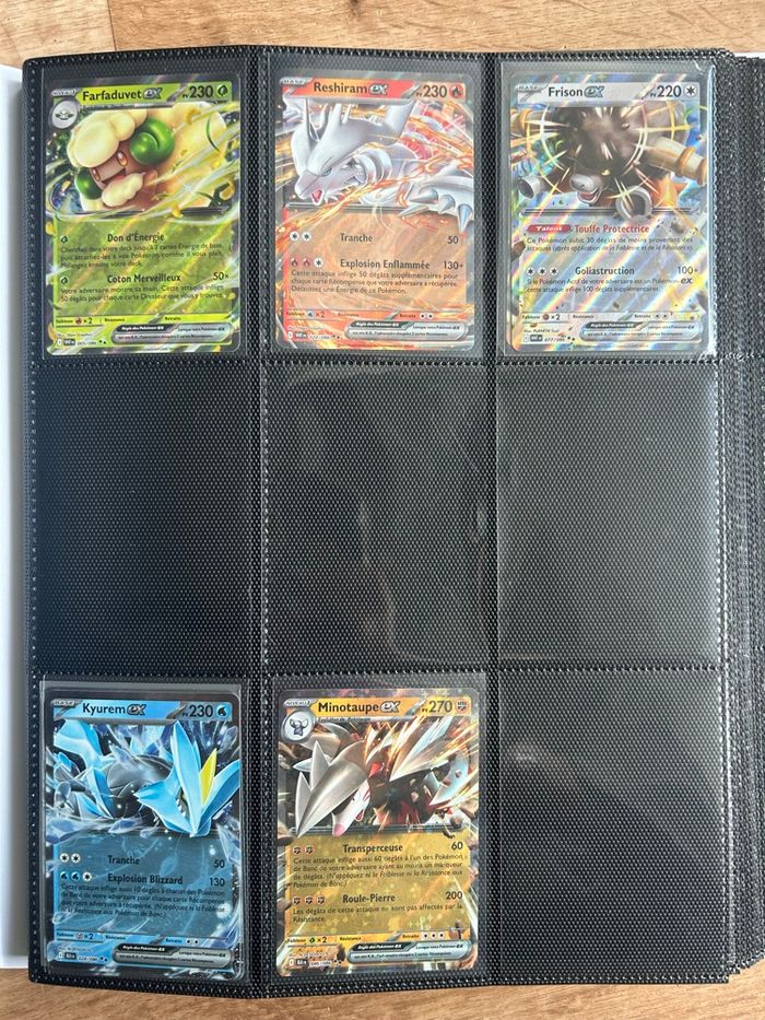 Cartes ex Flamme Blanche Foudre Noire