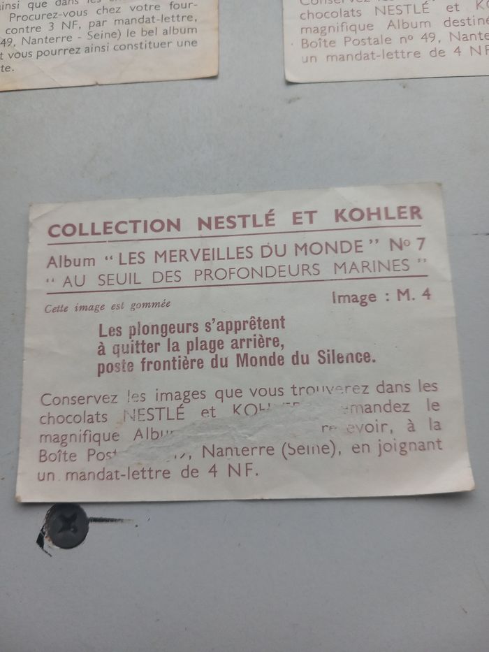 Anciennes images Nestlé et Kohler - photo numéro 6