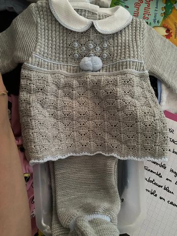 Ensemble en crochet fait main