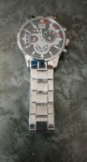 Montre homme  en acier inoxydable