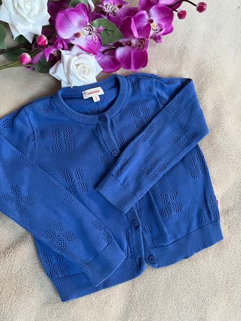 Gilet bleu pour fille | Catimini | 3ans 