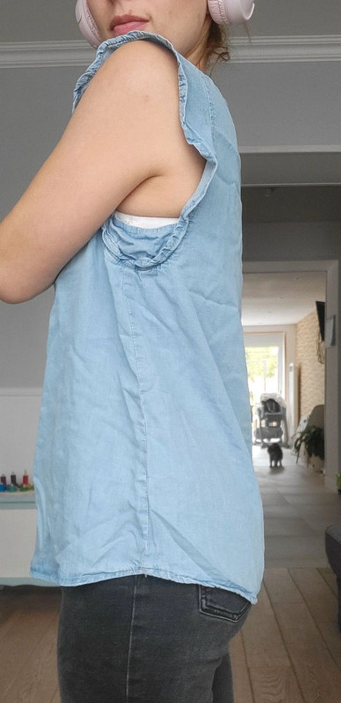 Débardeur style jean bleu clair esmara 36 - photo numéro 4
