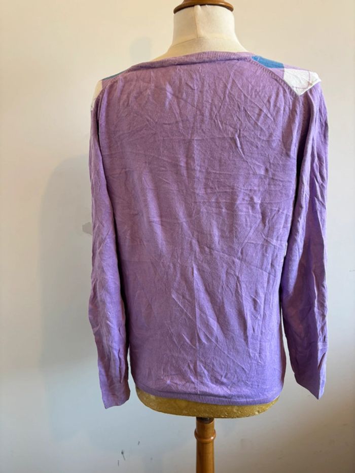 Pull fin Tommy Hilfiger Coton Pima Losange - photo numéro 5