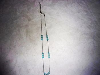 Joli collier avec perles  turquoise