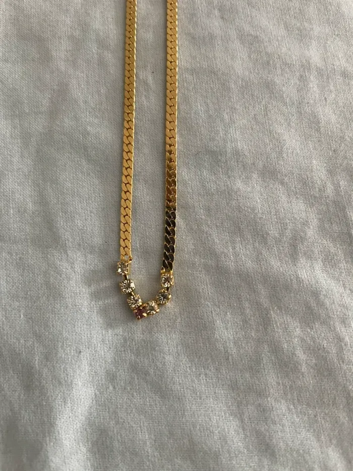 Collier plaqué or - photo numéro 2