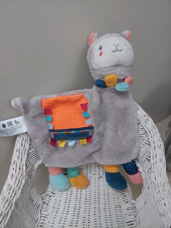 Simba toys (kiabi) - doudou plat lama gris