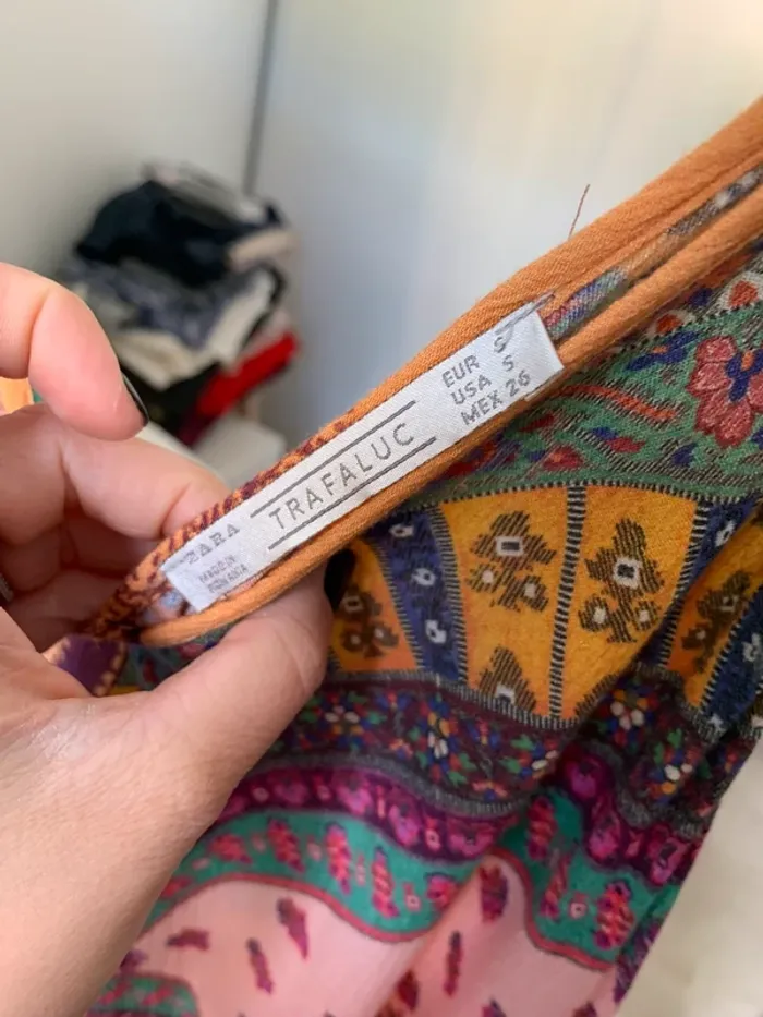 Robe asymétrique de toutes les couleurs taille S Zara - photo numéro 7