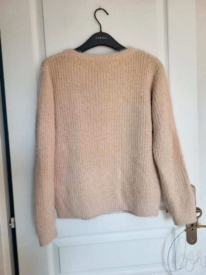 Pull chaud Osley taille 38/40 tour eiffel perle strass sequins - photo numéro 4