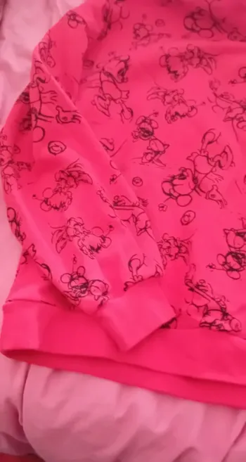 Très joli pull rouge disney 100 taille 38/40