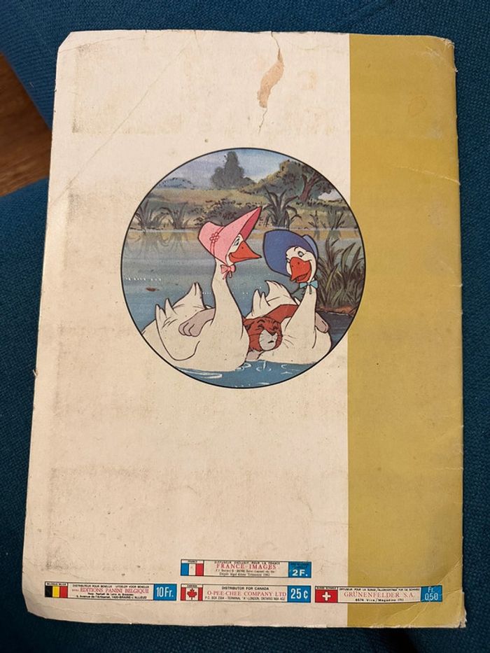 Grand album Panini complet Les Aristochats Disney stickers autocollants ancien vintage - photo numéro 2
