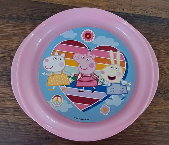 Assiettes en plastique enfants Reines des neiges, Pat Patrouille, Peppa Pig - photo numéro 4