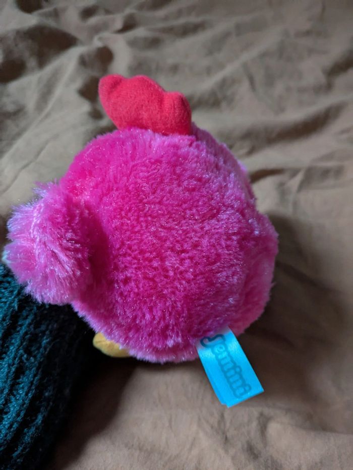 Boule poule peluche bruit jeminu - photo numéro 2