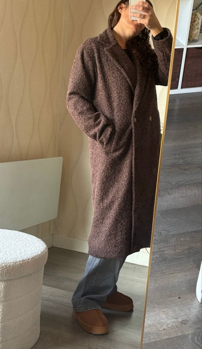 Manteau long taille M/L neuf couleur marron neuf - photo numéro 5