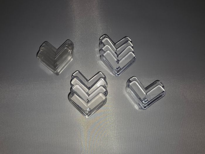 Lot de protections coin de table transparentes – Sécurité enfants - photo numéro 2