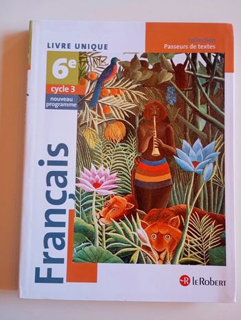 Manuel Français 6è : Passeur de textes (2016)