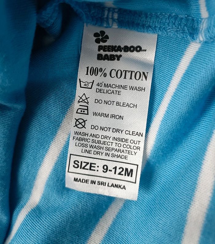 Body pour bébé de 9 à 12 mois en 100% coton - photo numéro 2