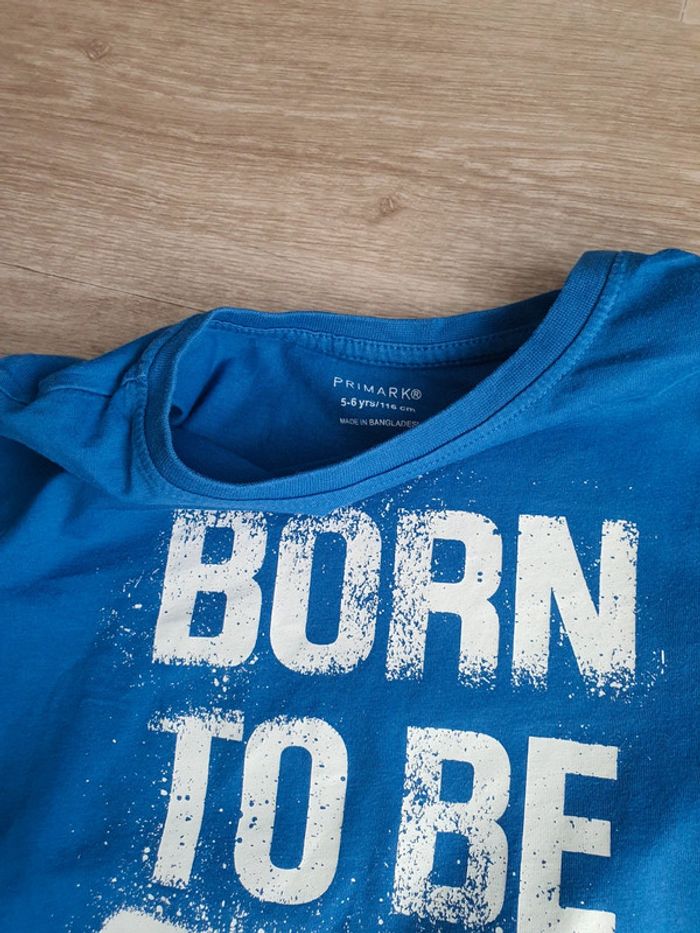 Tee-shirt bleu 5-6 ans - photo numéro 3