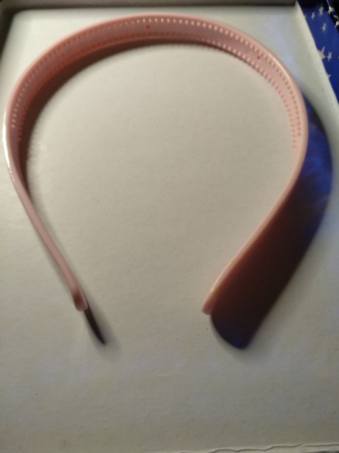 Serre tête rose avec petits brillants - Neuf - photo numéro 4