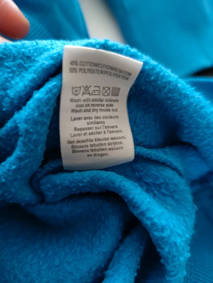 Sweat bleu à capuche Primerose - photo numéro 5