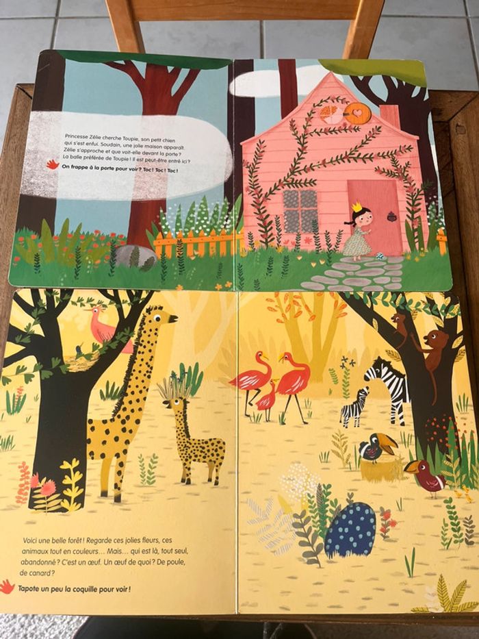 Lot de 3 livres tap tap - histoire qui t’invite à jouer - photo numéro 2
