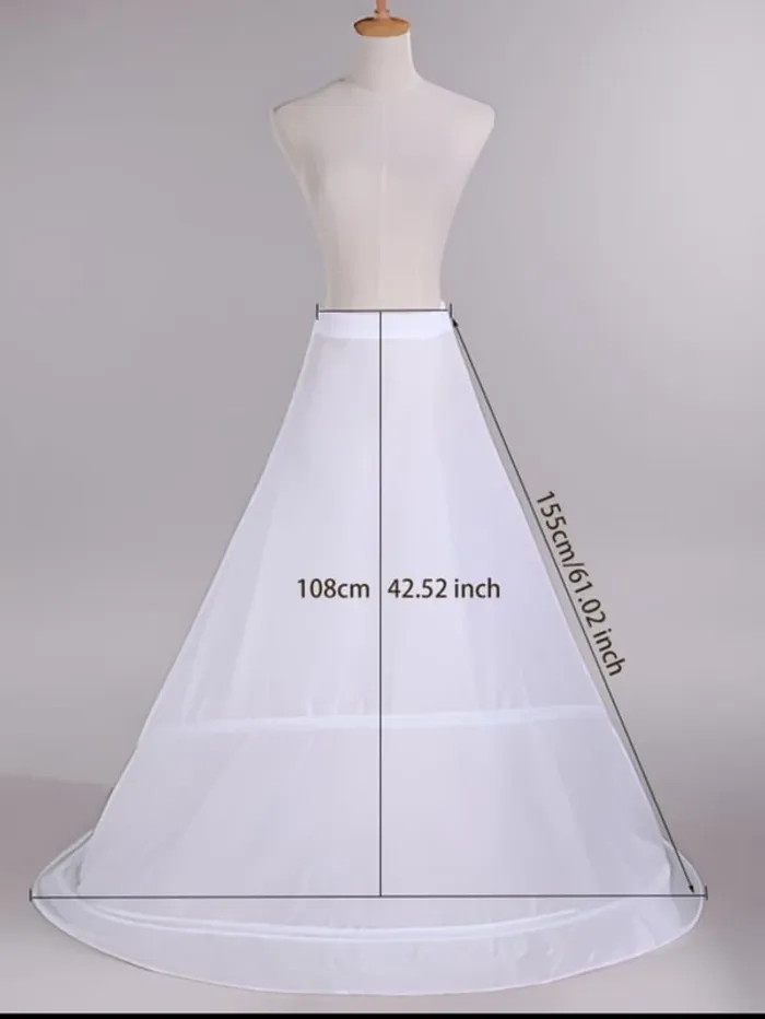 Jupon de traîne pour robe de mariée - photo numéro 4