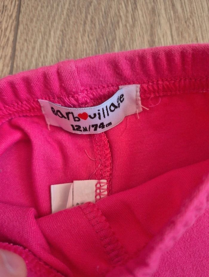 Lot bas fille 12 mois shorts bloomer et Legging pantacourt détente - photo numéro 12