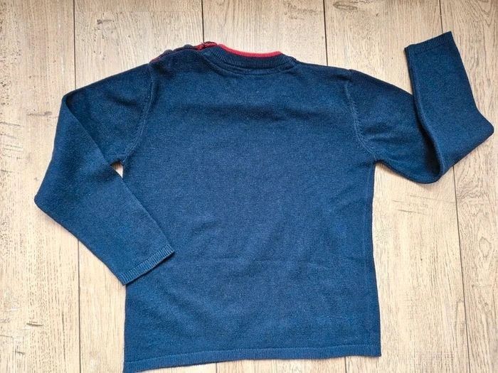 Pull col rond bleu marine Okaïdi 5 ans - photo numéro 6