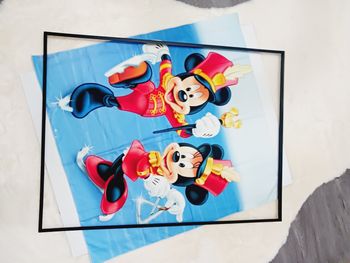 Decoration murale Impression sur toile tissus 70x70 neuf à encadrer